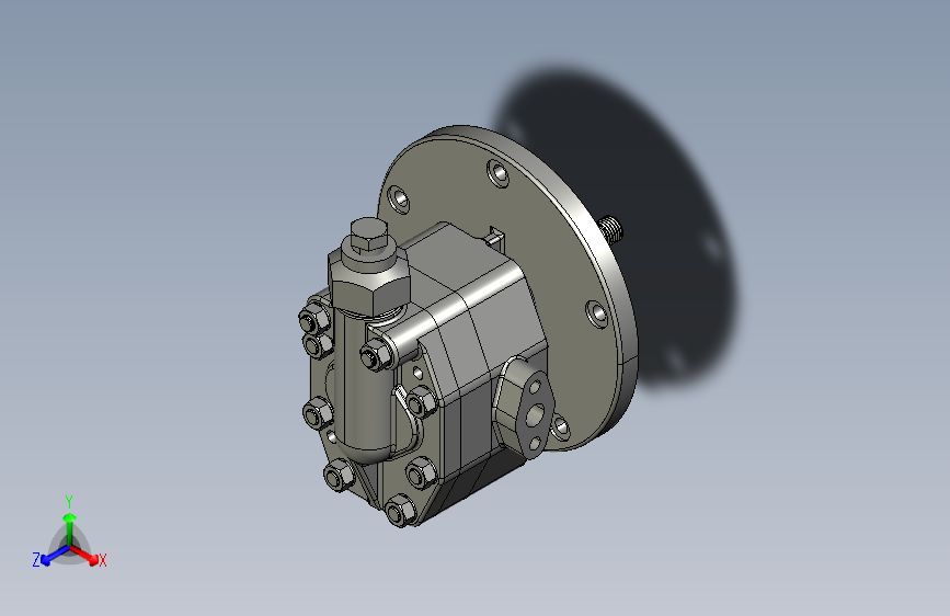 直齿内啮合齿轮泵