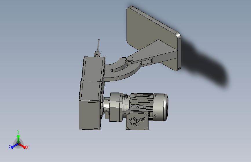 直线磨削机构装配体