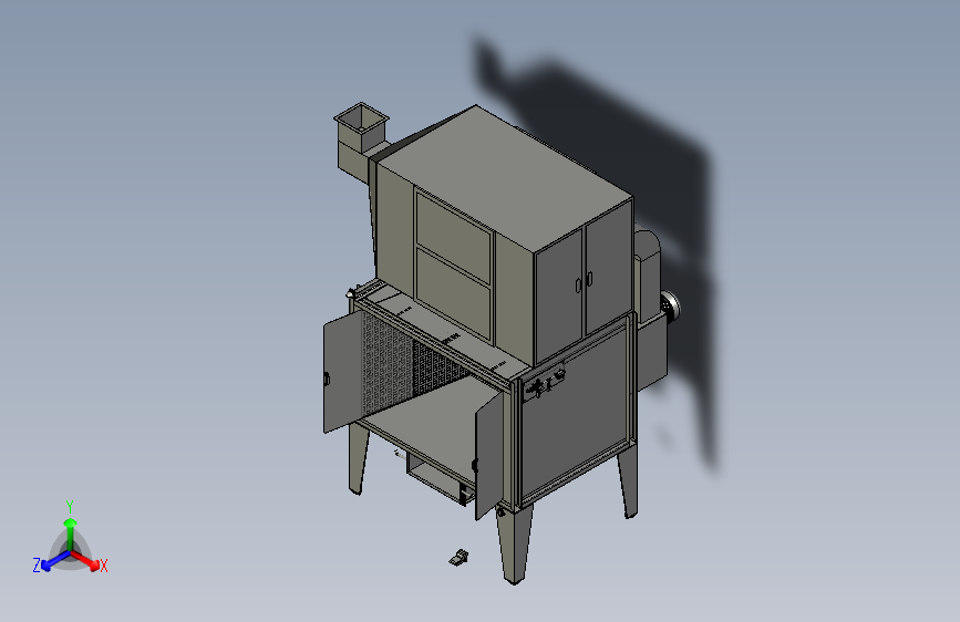 植绒衣架表面静电喷胶装置
