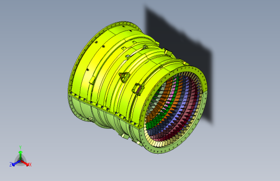 中等推力涡轮喷气发动机