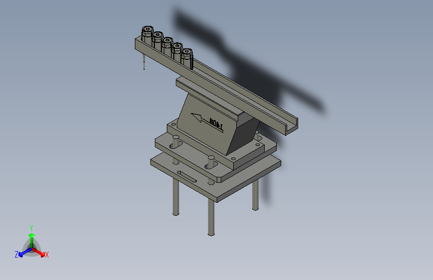 轴套组装出料导槽组件