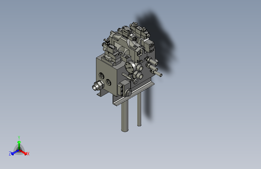 主缸油路块组件1