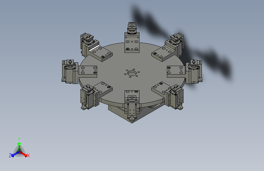 转盘机构装配体