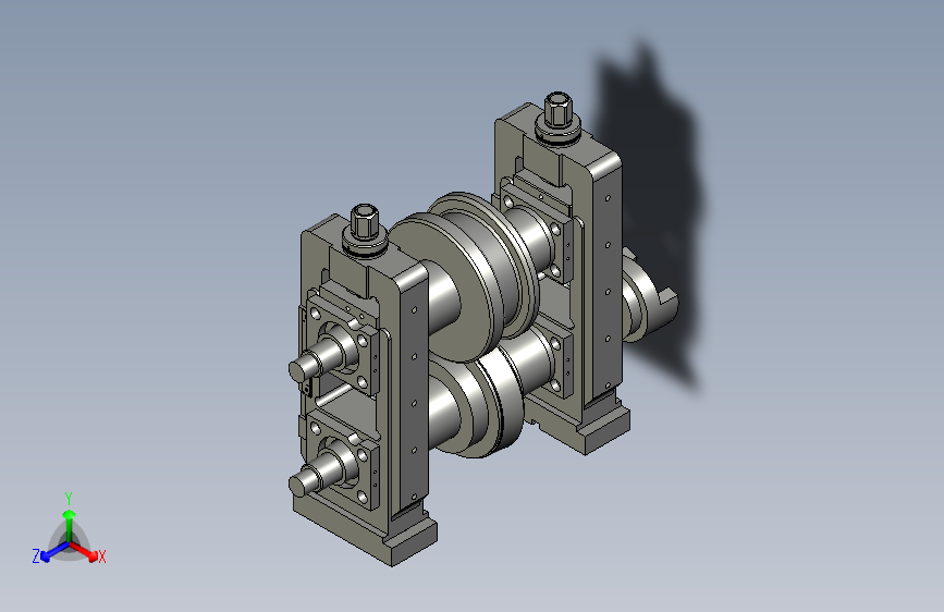 装配体压滚机头