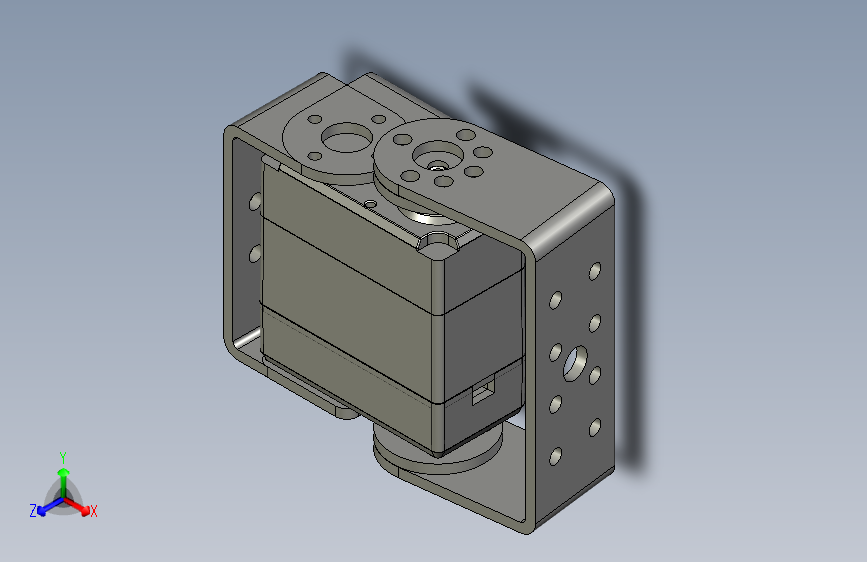 rds3115-3d舵机云台