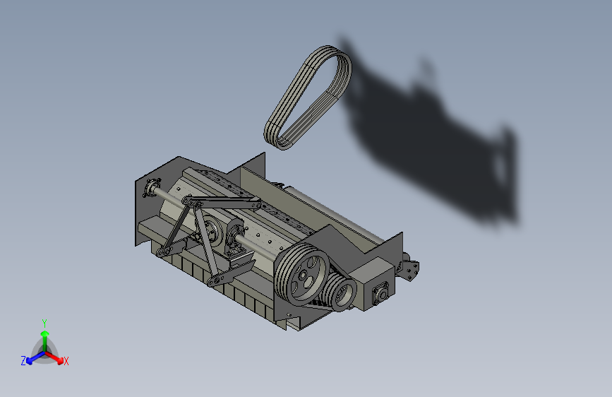 拖拉机牵引式打草机