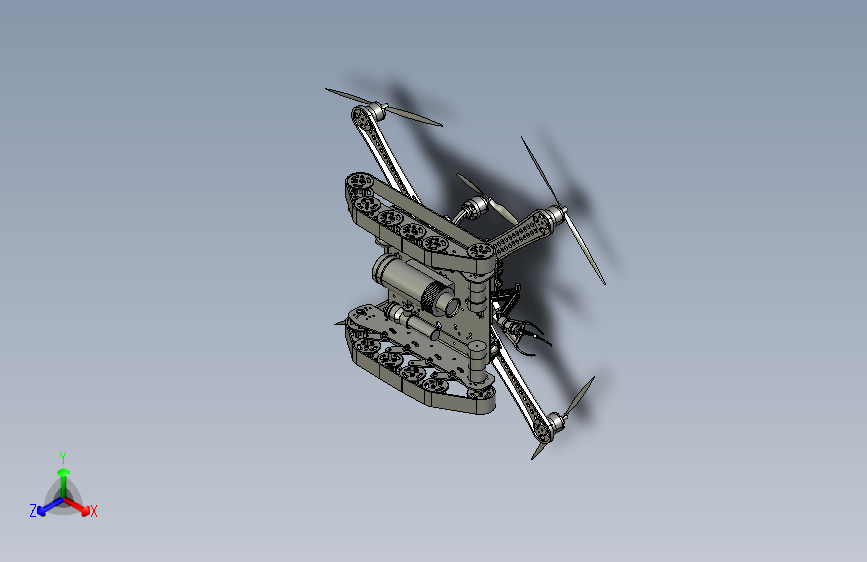 无人机航模陆空两栖高速视觉全地形一机双形态