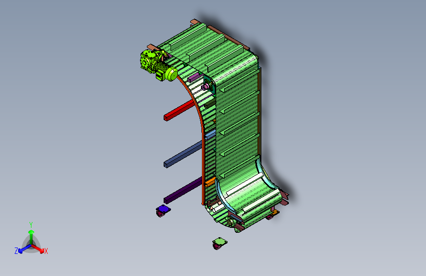 物品连续垂直输送机