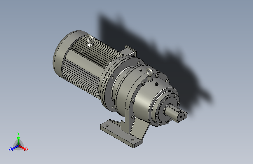 BWD型单级摆线针轮减速电机BWD2-71-Y3-4P-M1-1
