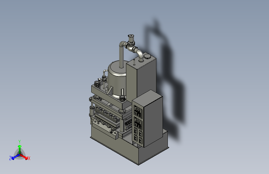 一种聚苯乙烯泡沫板生产用板材成型机
