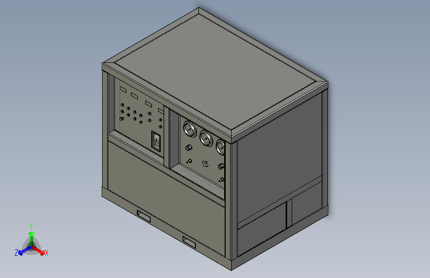 移动式液压配电泵结构设计-总装图-总图