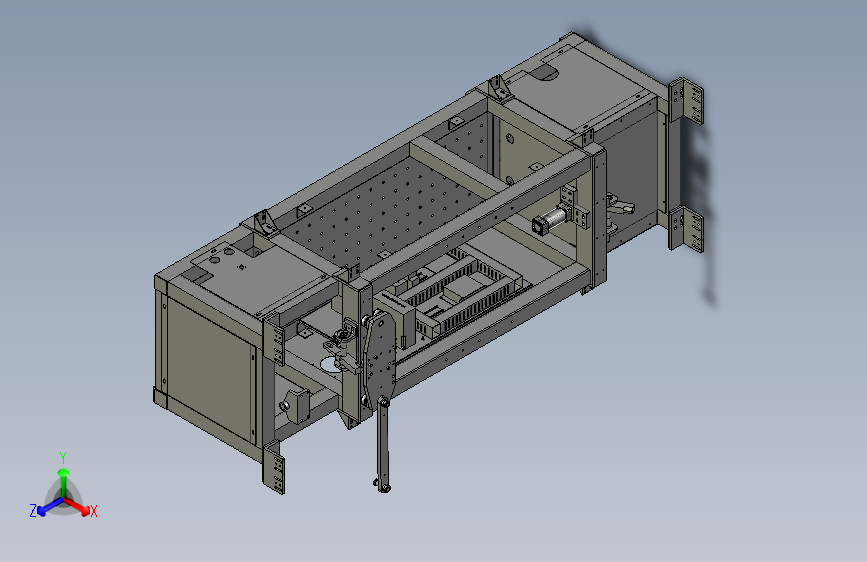 印花机上下杯机构