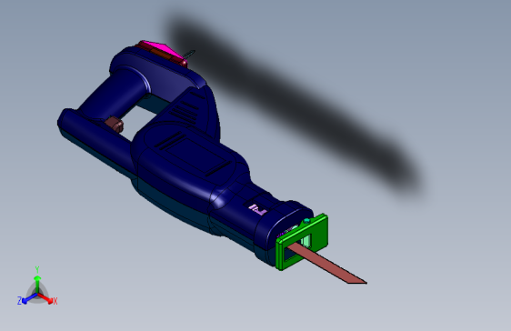 用于竹木板加工的往复锯