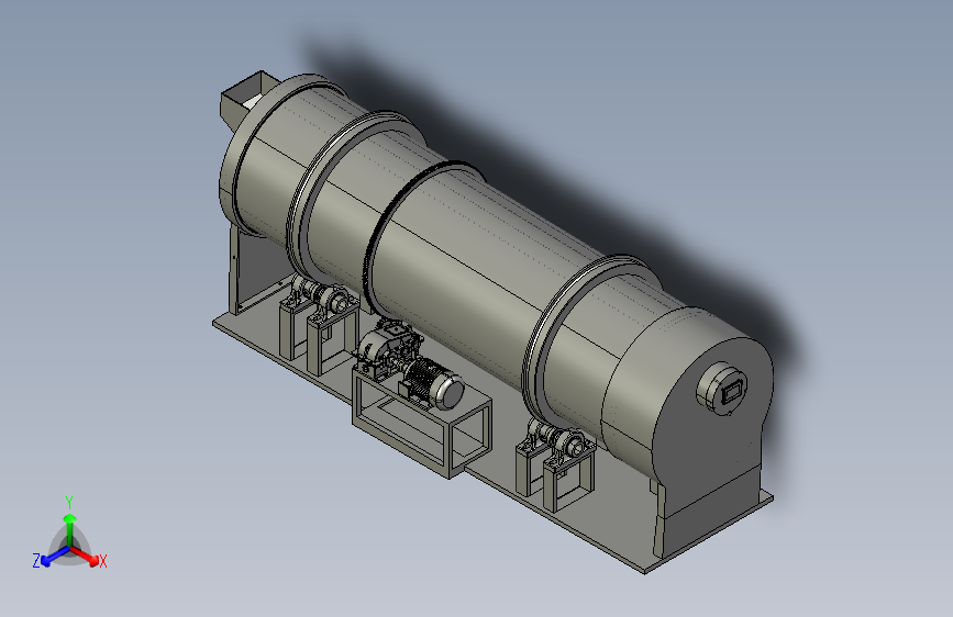 有机肥料均匀烘干的滚筒烘干机