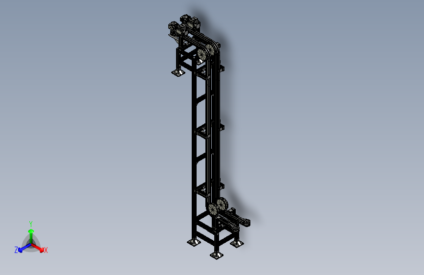 制药机械的瓶子提升装置