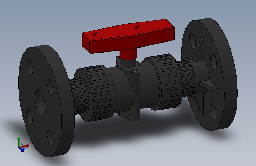 法兰式球阀-UPVC DN15-DN65_0