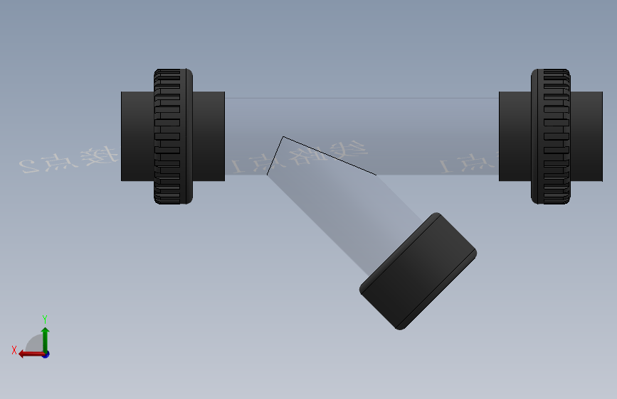 Y型过滤器-UPVC DN15-DN100(2) 背面视图