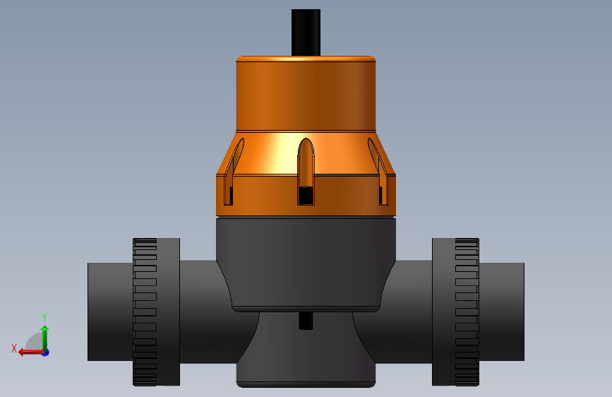 VALVE-ANGLE_DN50_PN10_U-PVC 背面视图