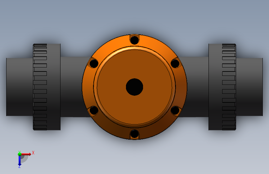VALVE-ANGLE_DN50_PN10_U-PVC 俯视图