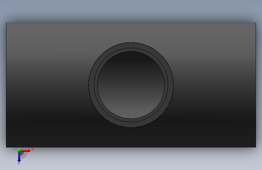 UPVC_RTEE_DN150_80 俯视图