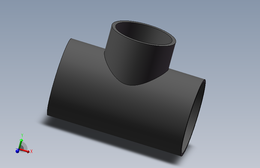 RTee_DN400_300_U-PVC