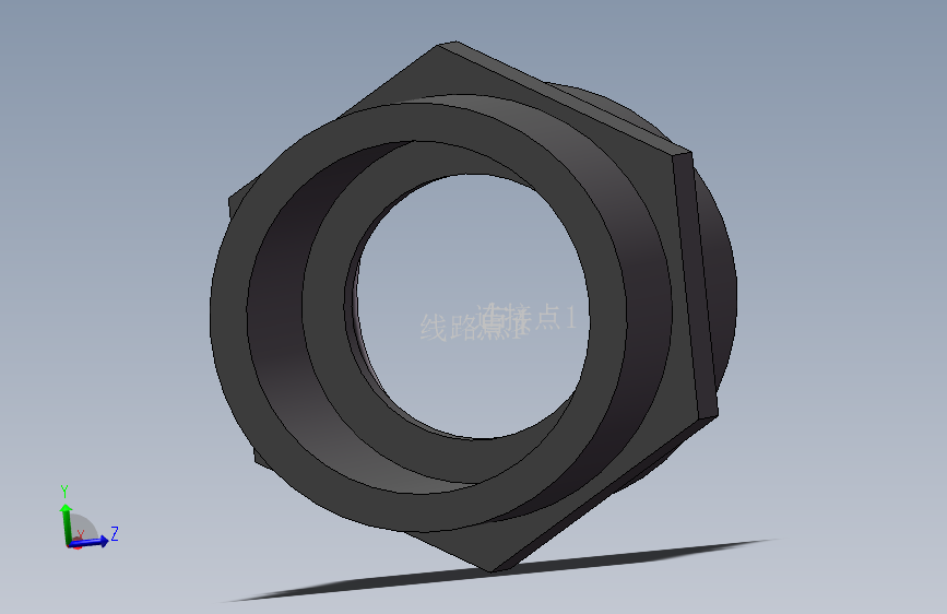 female adapter DN32 PN10 U-PVC