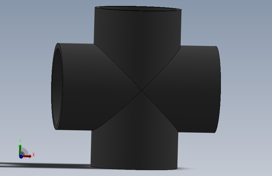 Cross DN300 PN10 U-PVC