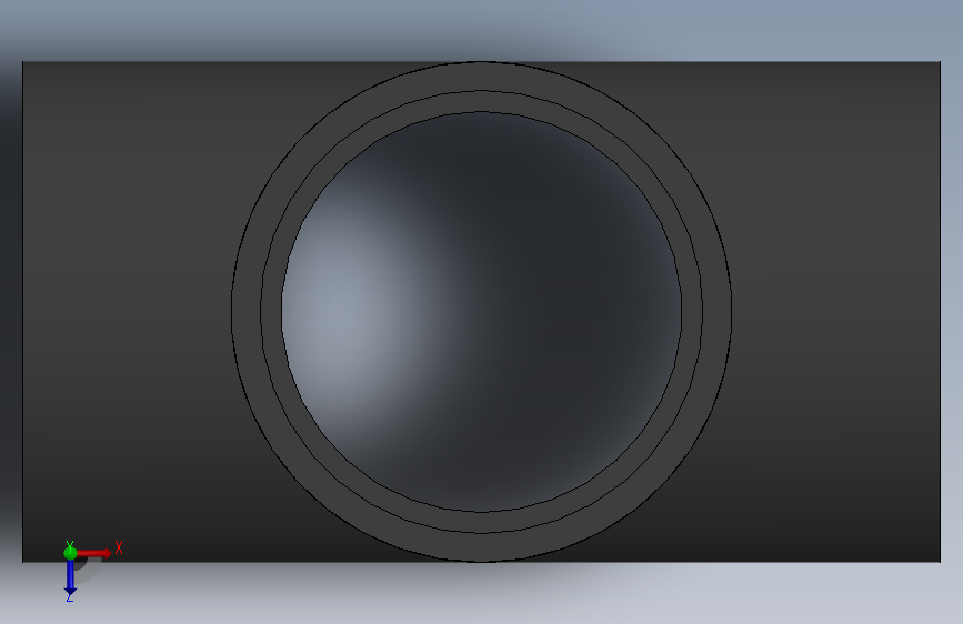 Cross DN300 PN10 U-PVC 俯视图