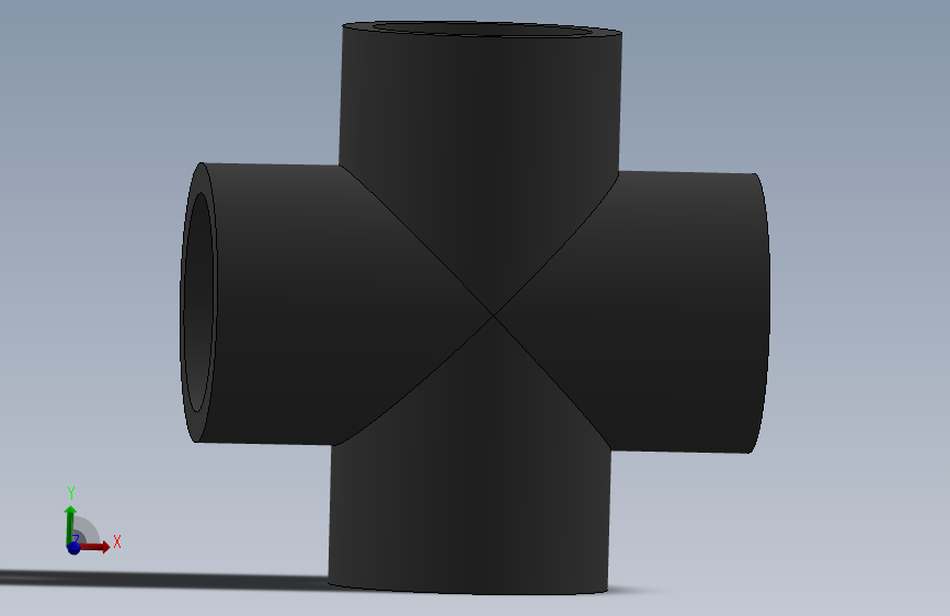 Cross DN25 PN10 U-PVC