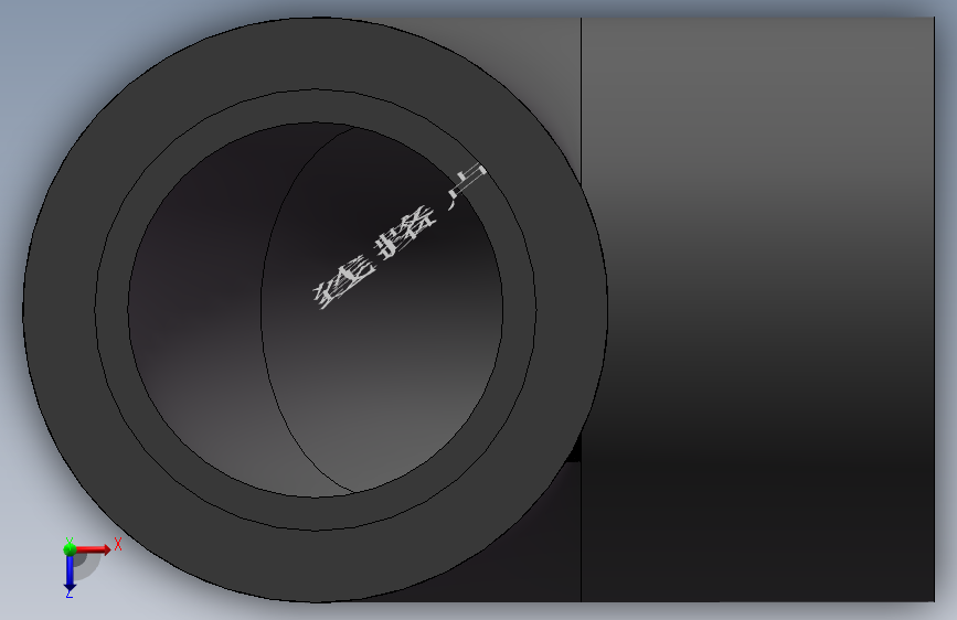 90°弯头-UPVC DN15-DN400 俯视图