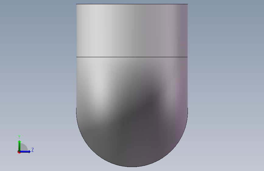 90_ELBOW_DN400_PN10_U-PVC 左侧视图