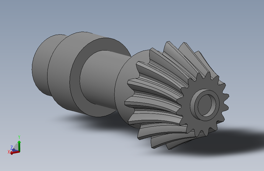 A0004019-16齿锥形螺旋齿轮