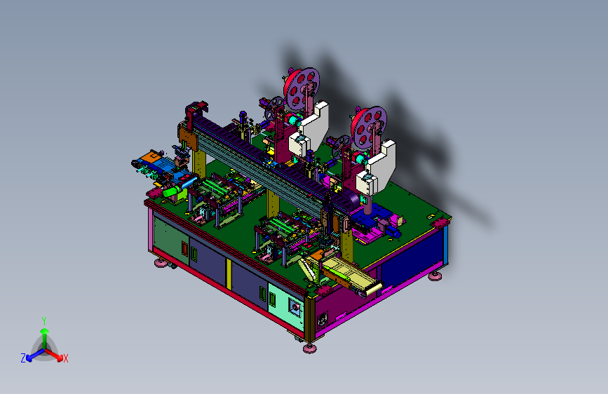 自动送胶带动力电池贴胶机