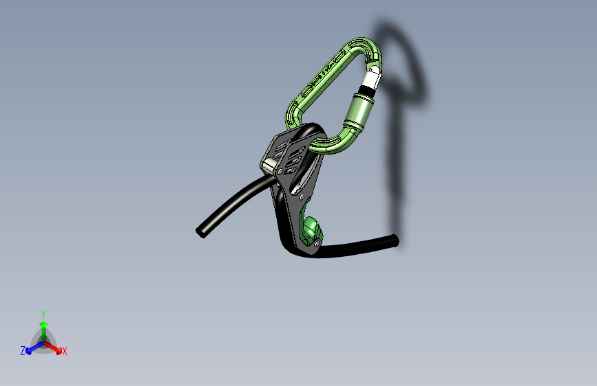 攀岩下落挂钩设计-- 1331766