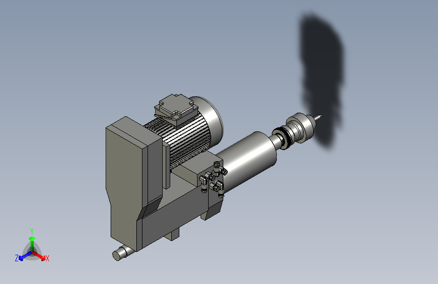 钻削主轴钻削动力头-朝上