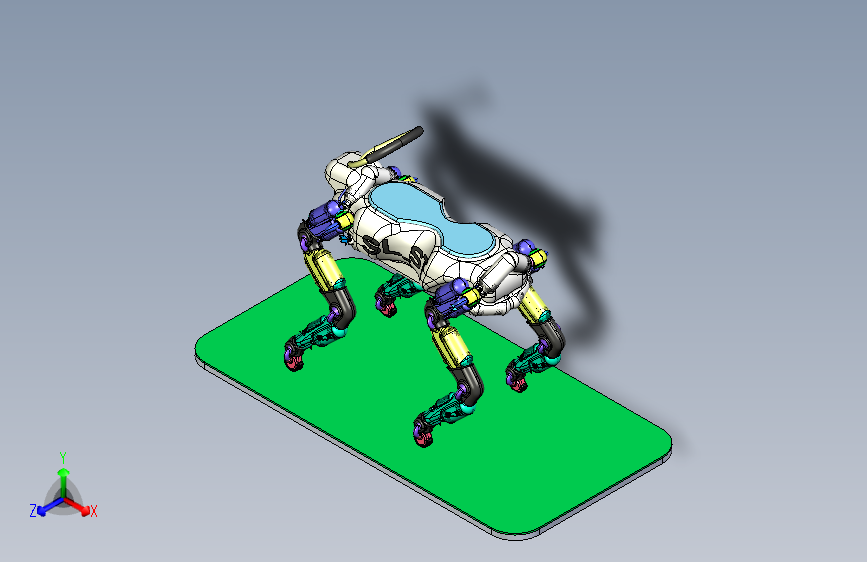 载人四足机器狗