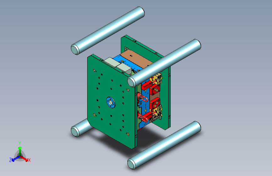某来汽车转向机检修板塑胶模具