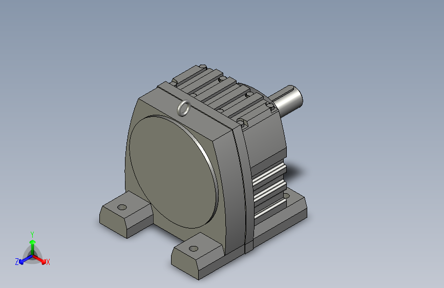 CQGRR斜齿轮减速电机GR107R77-Y15-4P-528-M1_GR斜齿轮减速机-AA200T