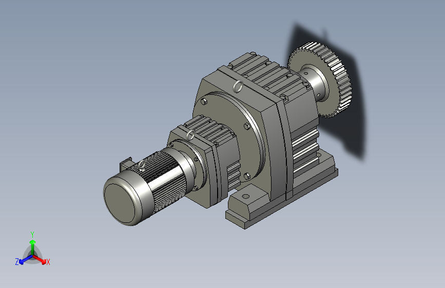 CQ电机+减速机组件转头-AA200T