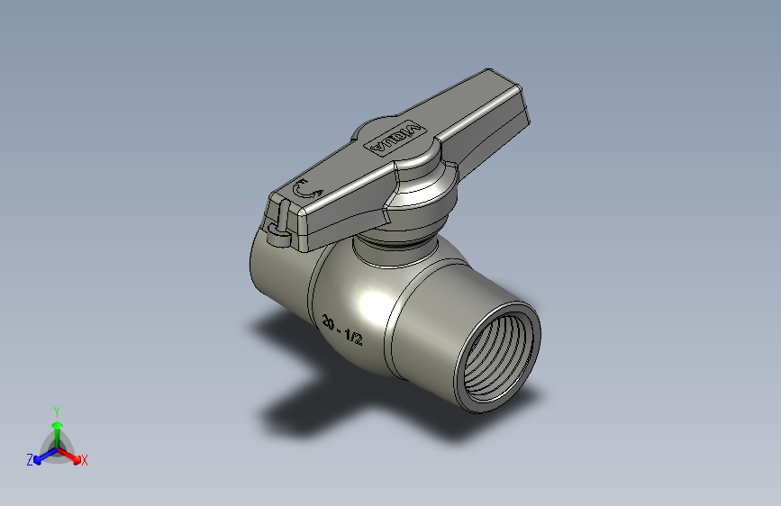 DN15内径20PP由令球阀