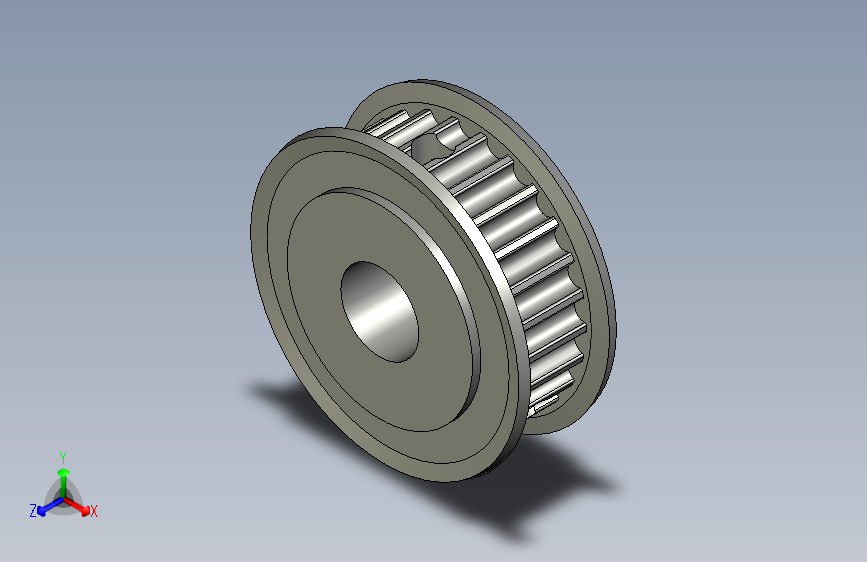 EUL02-3GT3060-26-A-P-d8电机侧有挡边带轮