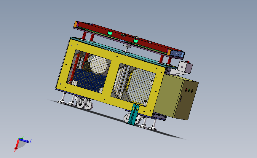 液压升降机3D模型图纸 Solidworks设计