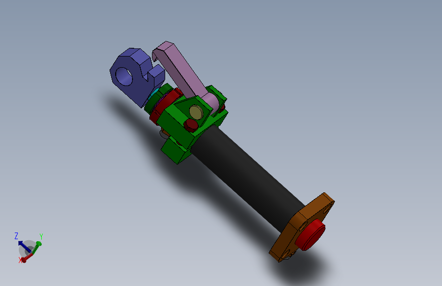 液压缸（带锁）-100x50x400mm-2.snapshot.1