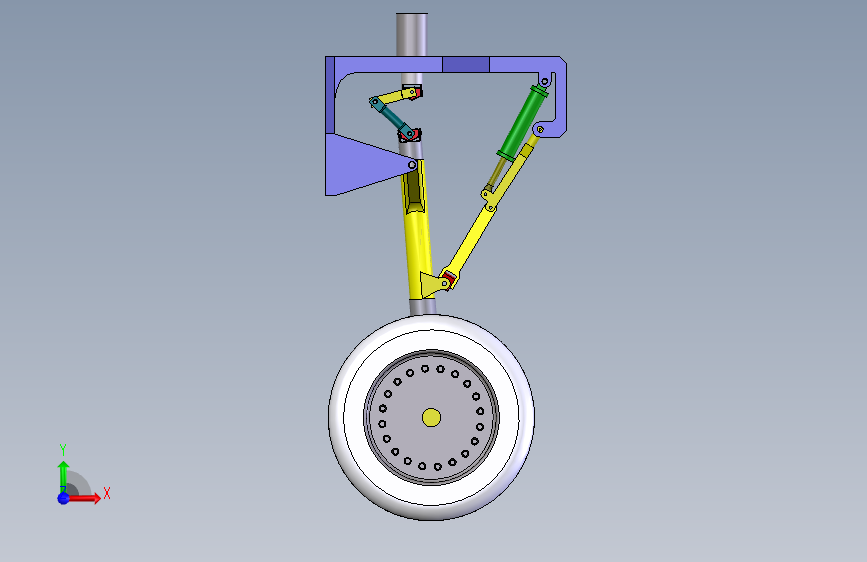 飞机折叠起落架
