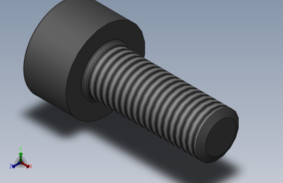 GB／T70．1-2000内六角圆柱头螺钉M3×8