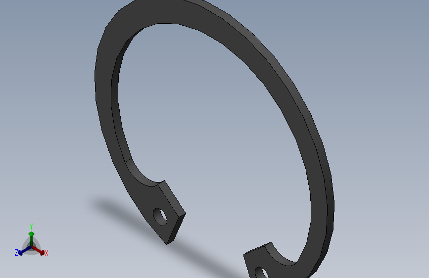 GB893．2-86孔用弹性挡圈B型47