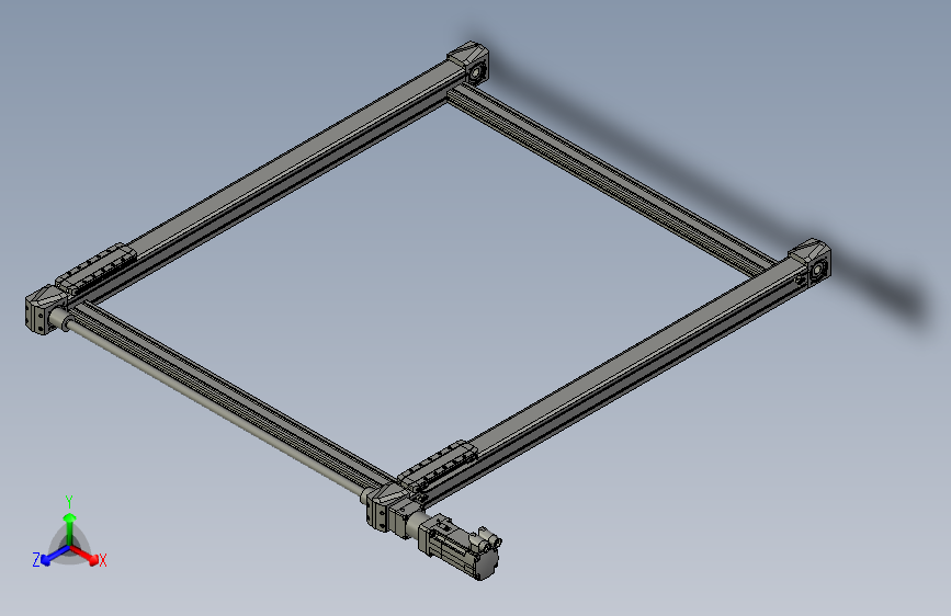 框型跨度双轨模组