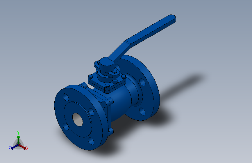 不锈钢法兰球阀[DN25]D