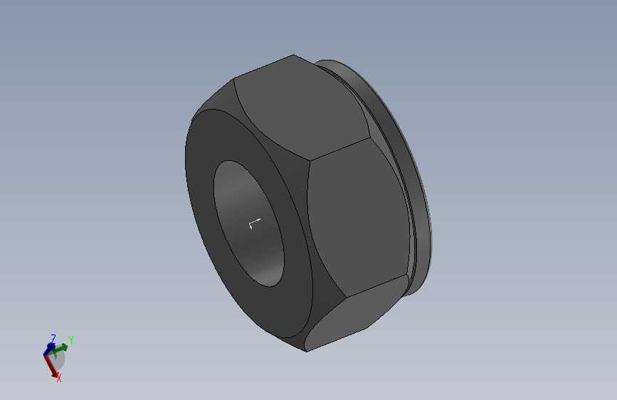 防松螺母 全金属锁紧螺母[WNCU-M12-B].SLDPRT