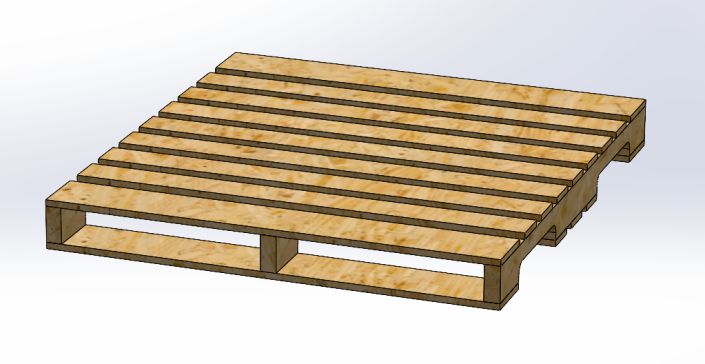 A0004133-木托盘木质托盘 1100x1200x120mm